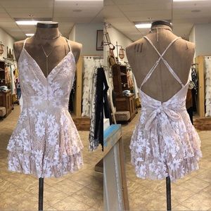 Feathers n Fringe Romper